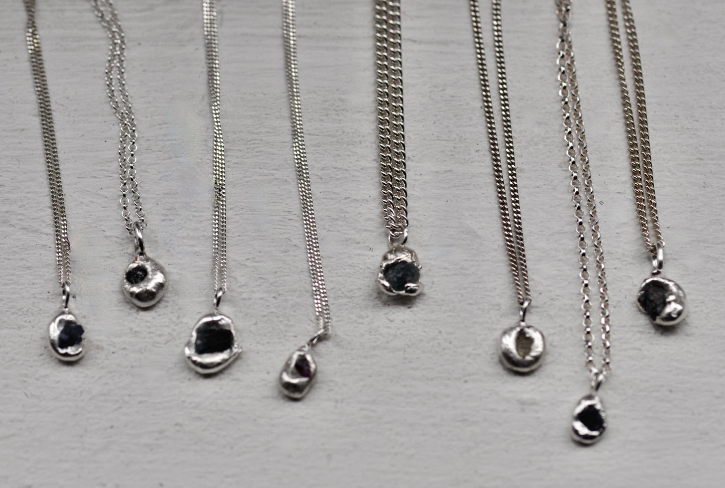 Stone Sapphire Necklace