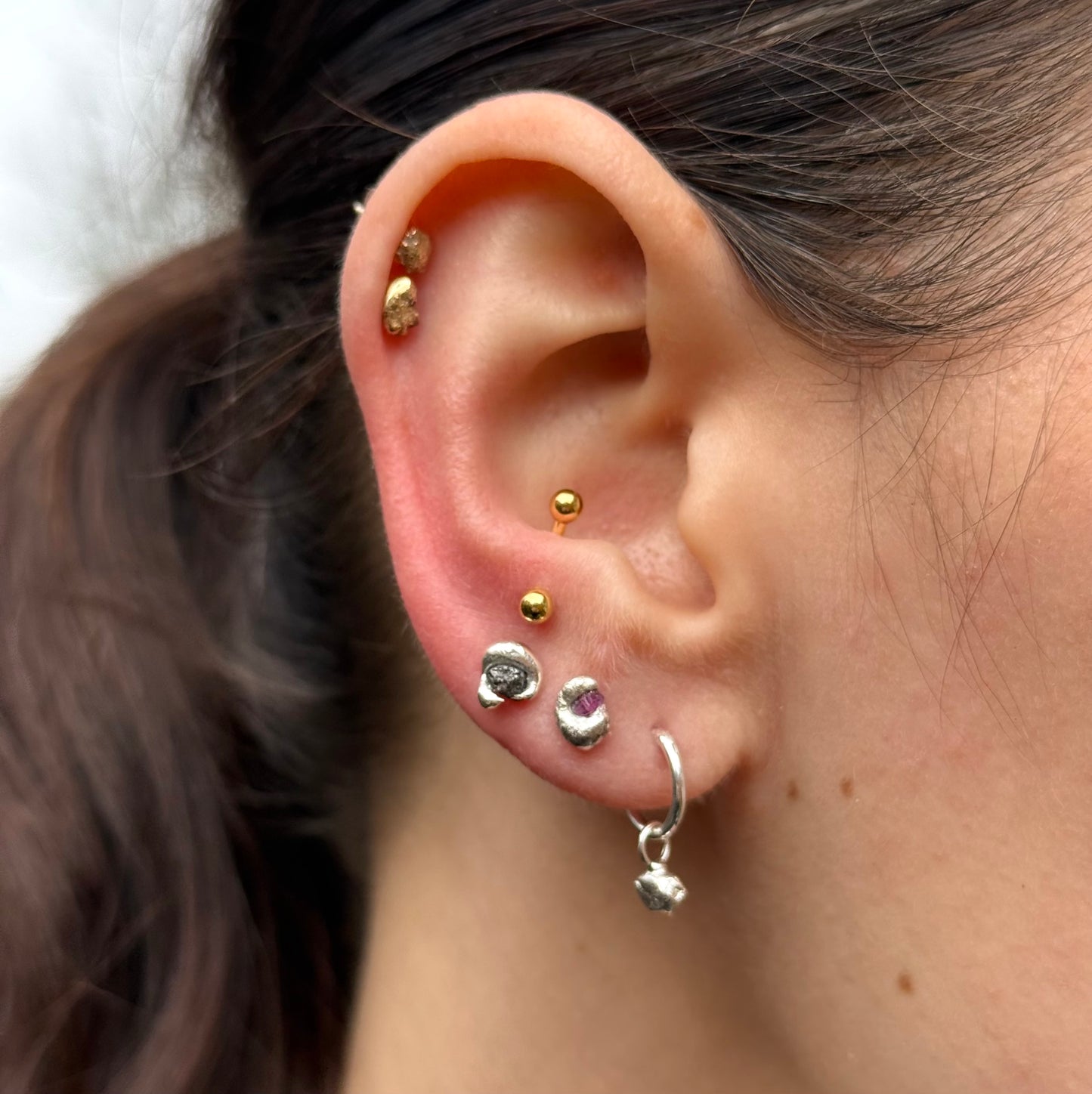 Stone Sapphire Studs